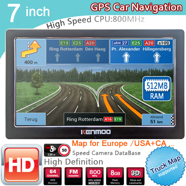 Photograph Mp3 - 7 Inch HD GPS Portable Navigation