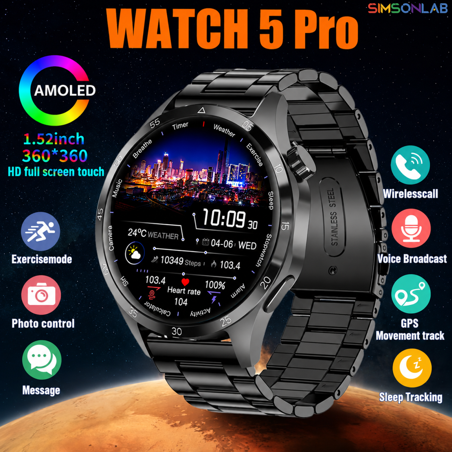Photography Grid - 2026 Watch 5 Pro GPS Track