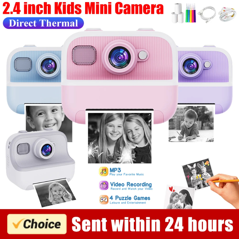 Photography Grid - Kids Mini Instant Print Camera 2.4
