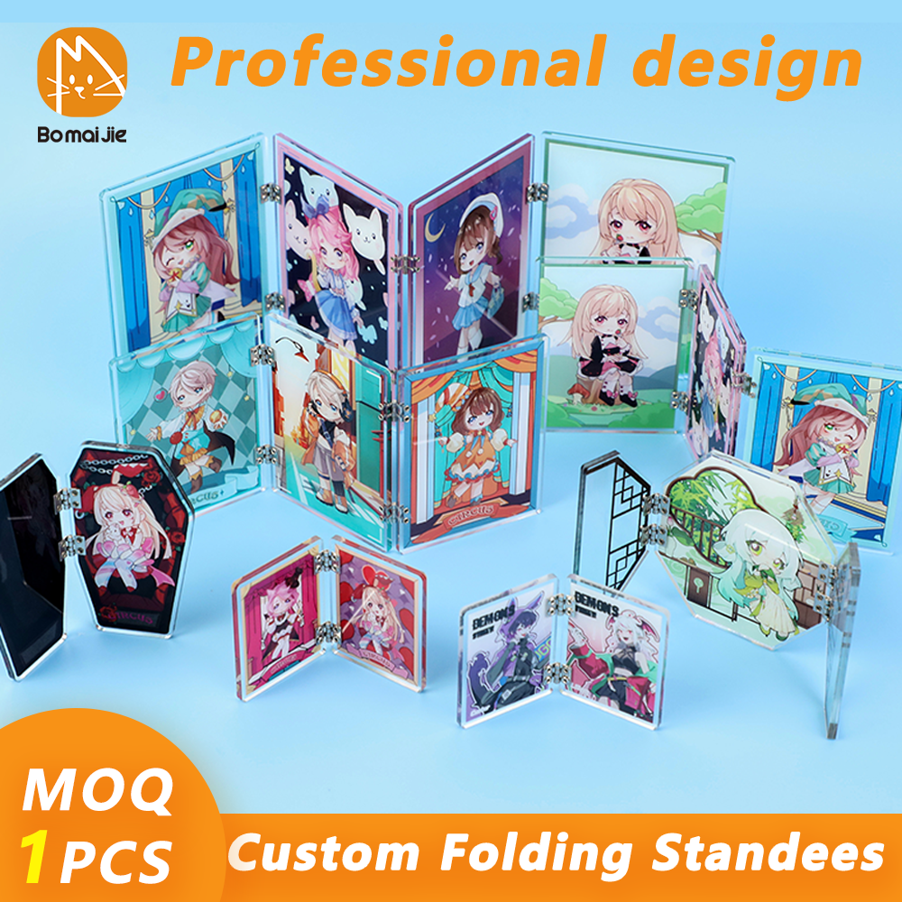 Photography Grid - Custom Acrylic Stand Custom Hinged Folding