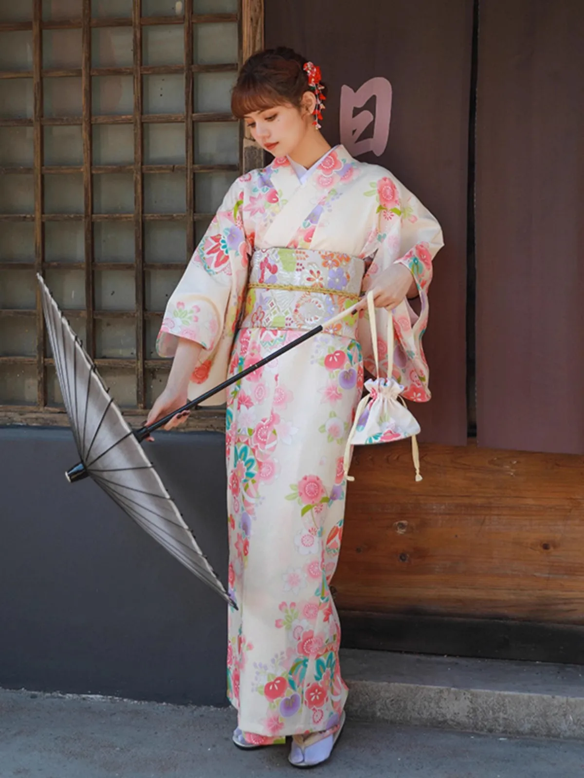 Women Modified Kimono with Han - Photography Yellow Light ulasan dan harga