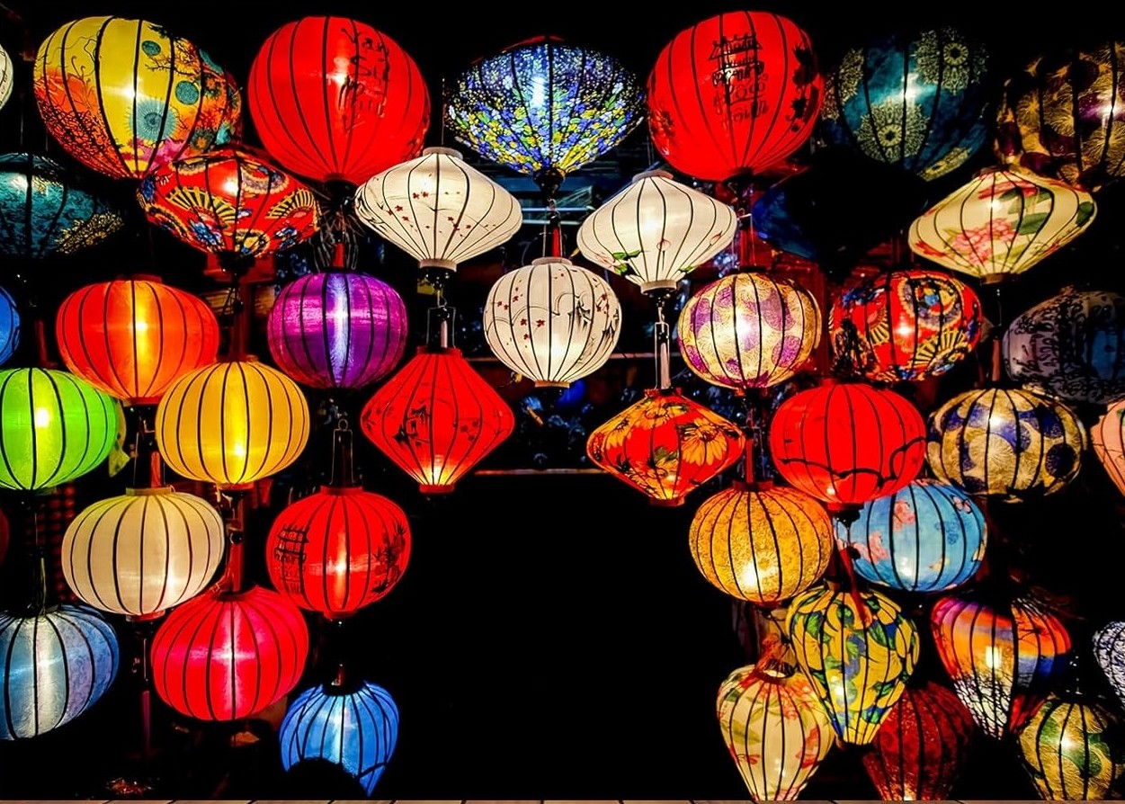Colorful Lanterns Vietnam Viet - Photography Vietnam ulasan dan harga