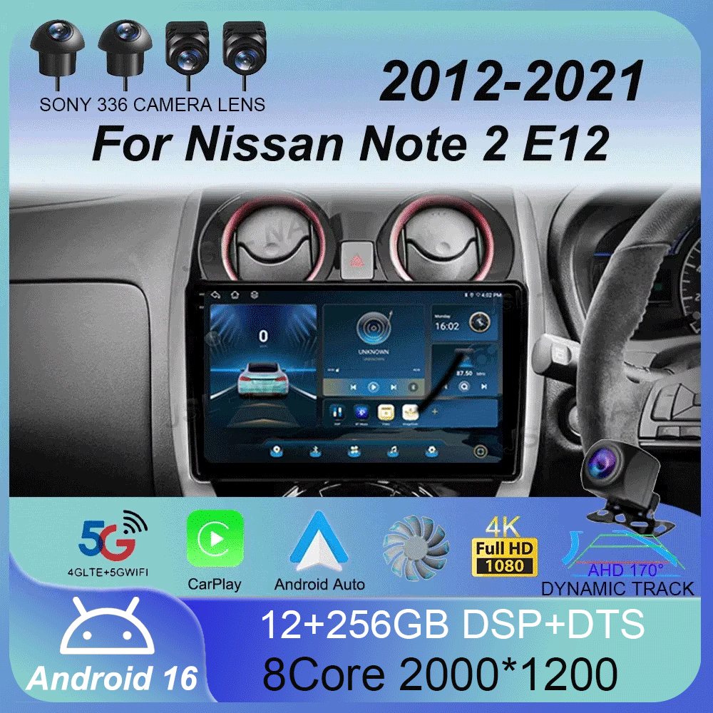 Android 16 For Nissan Note 2 E - Photograph Mp3 ulasan dan harga