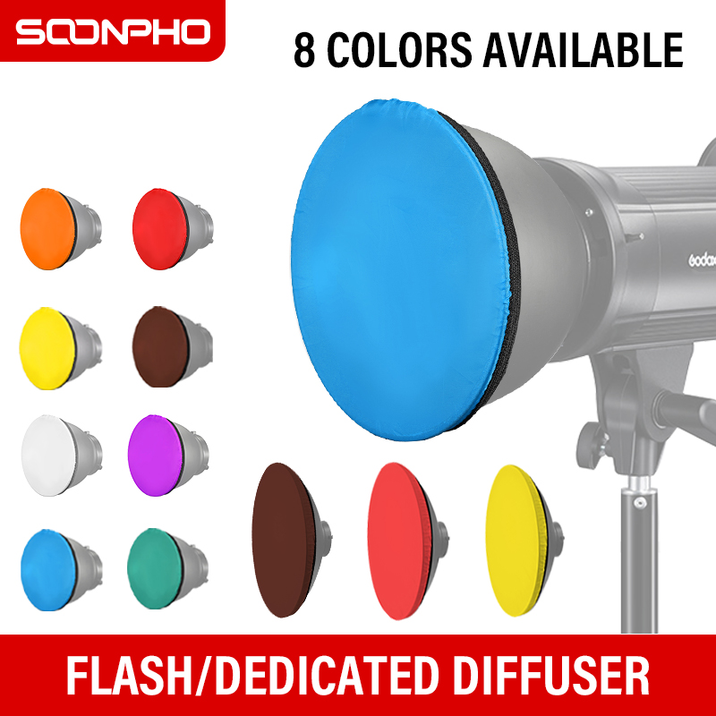 Soonpho 18cm 42cm 55cm Photogr - Pop Up Flash Diffuser ulasan dan harga