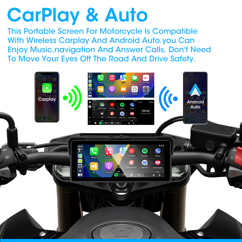 8.1 inch Portable Motorcycle M - Photograph Mp3 ulasan dan harga