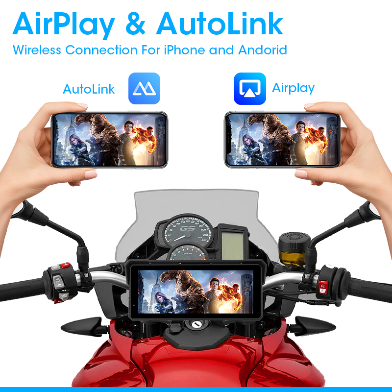 8.1 inch Portable Motorcycle M - Photograph Mp3 ulasan dan harga
