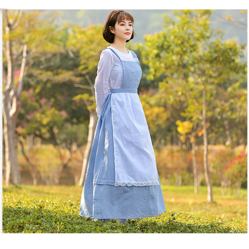 New French style blue grid far - Photography Grid ulasan dan harga