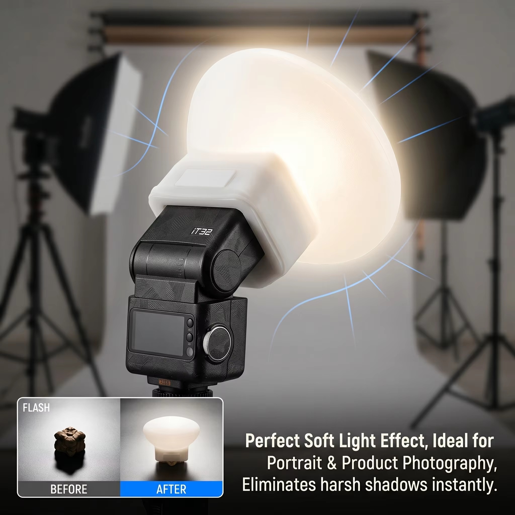 Silicone Flash Diffuser Cover  - Pop Up Flash Diffuser ulasan dan harga