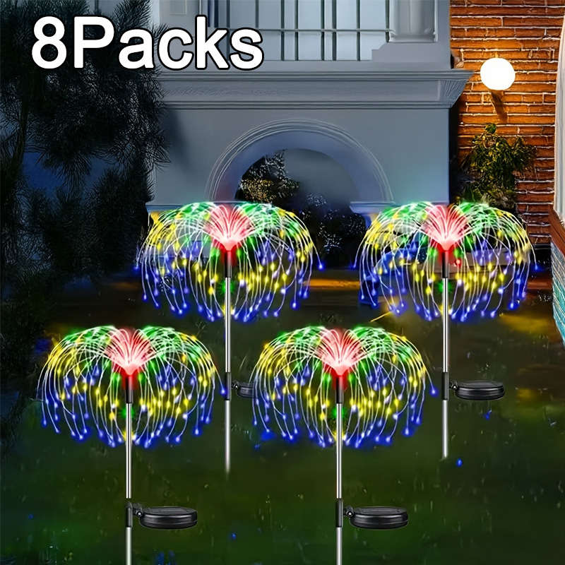 8-Mode Solar Firework Lights w - Photography Yellow Light ulasan dan harga