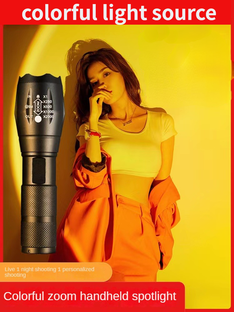 LED photography flashlight rgb - Photography Yellow Light ulasan dan harga