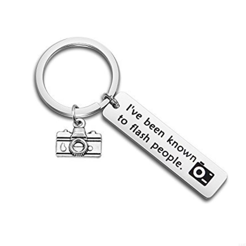Stainless Steel Camera Keychai - Photography Yellow Light ulasan dan harga