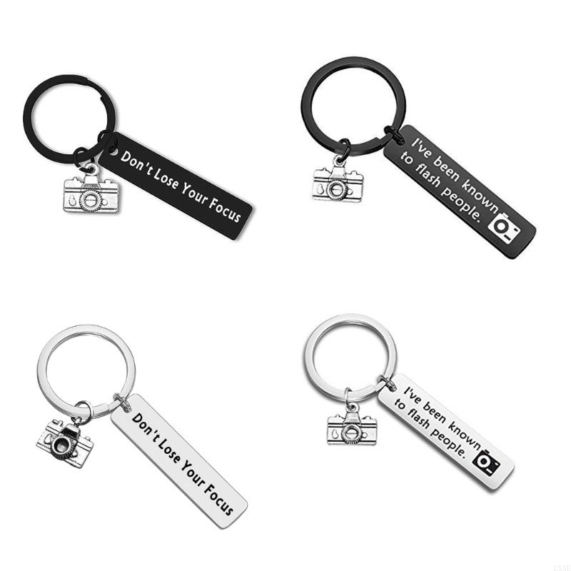 Stainless Steel Camera Keychai - Photography Yellow Light ulasan dan harga