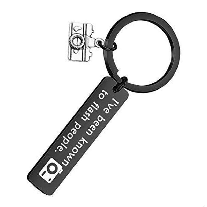 Stainless Steel Camera Keychai - Photography Yellow Light ulasan dan harga