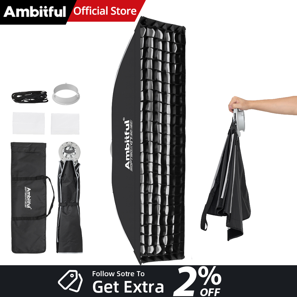 AMBITFUL Q7-II 30*120cm Bowens - Photography Grid ulasan dan harga