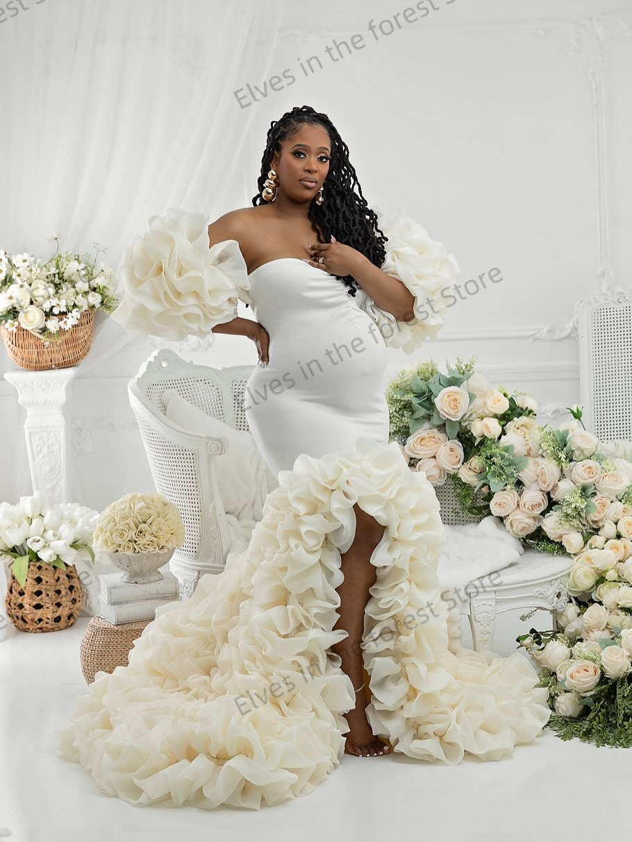 Light Yellow Mermaid Maternity - Photography Yellow Light ulasan dan harga