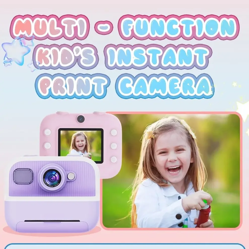 Kids Mini Instant Print Camera - Photography Grid ulasan dan harga