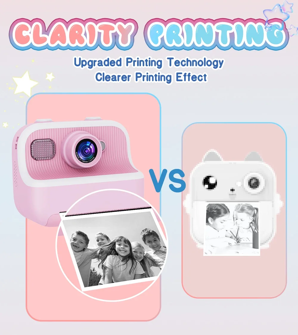 Kids Mini Instant Print Camera - Photography Grid ulasan dan harga