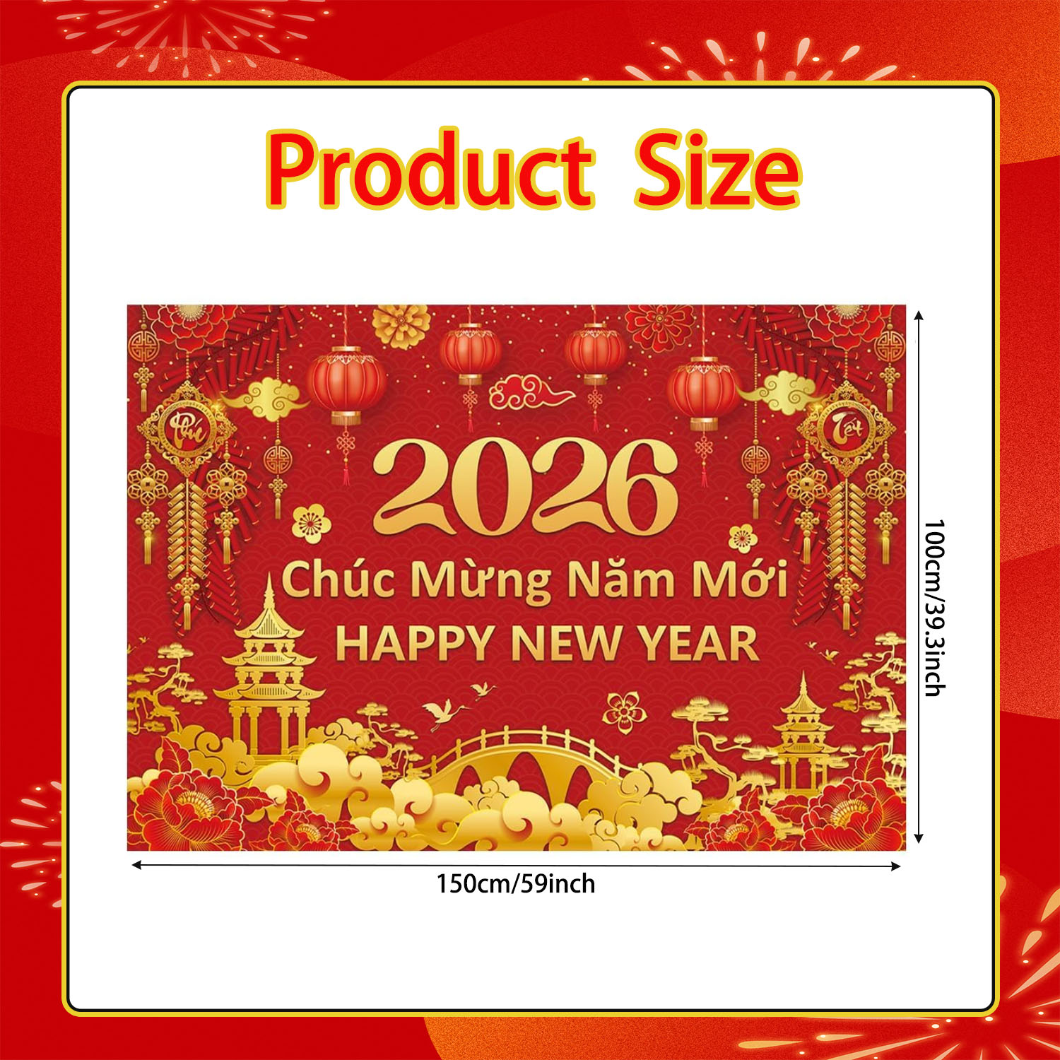 Vietnamese New Year Backdrop 2 - Photography Vietnam ulasan dan harga